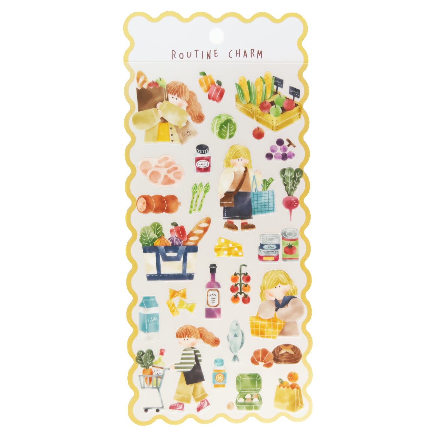 Mind Wave Routine Charm Stickers - Supermarket