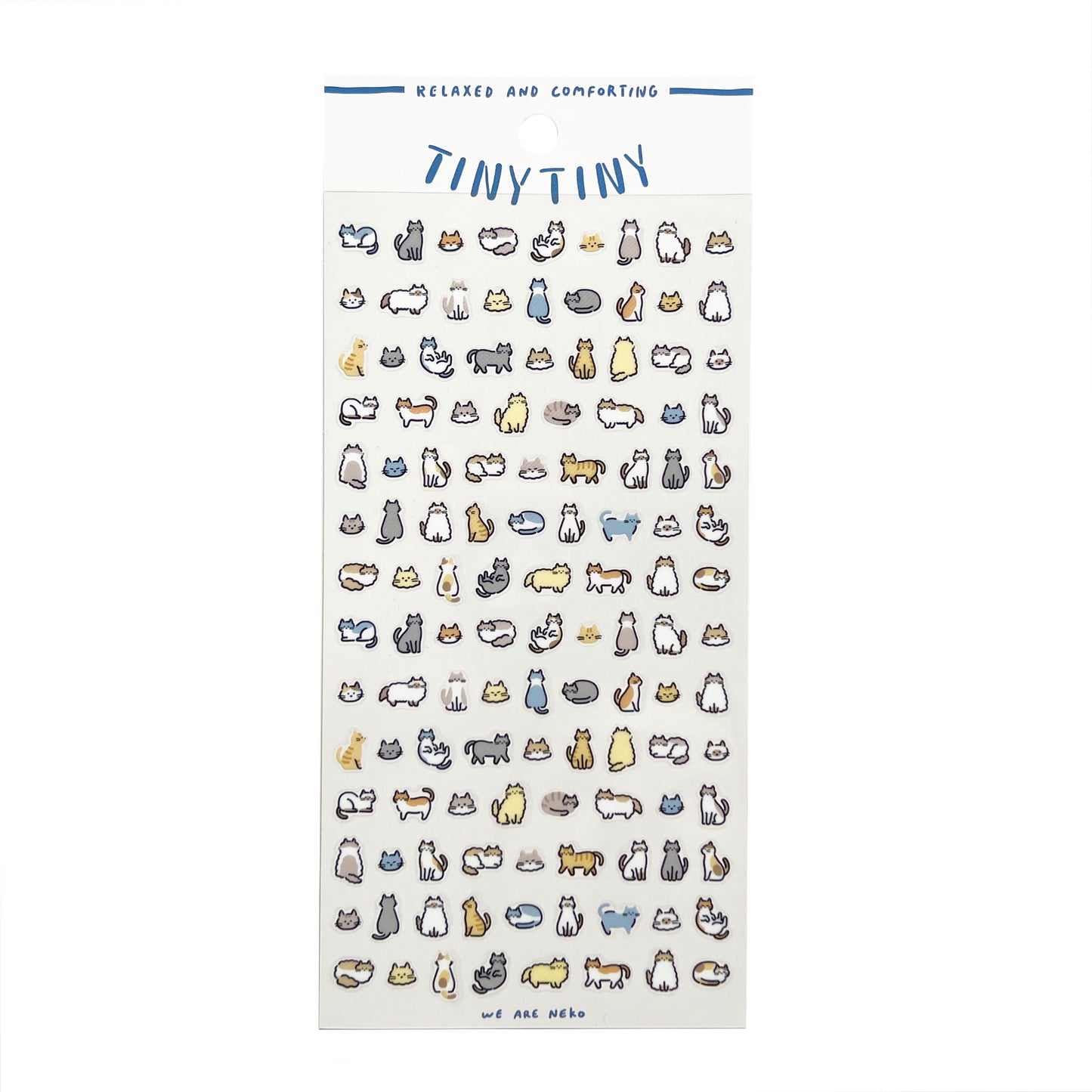 Relaxed and Comforting Tiny Tiny Stickers - Cats
