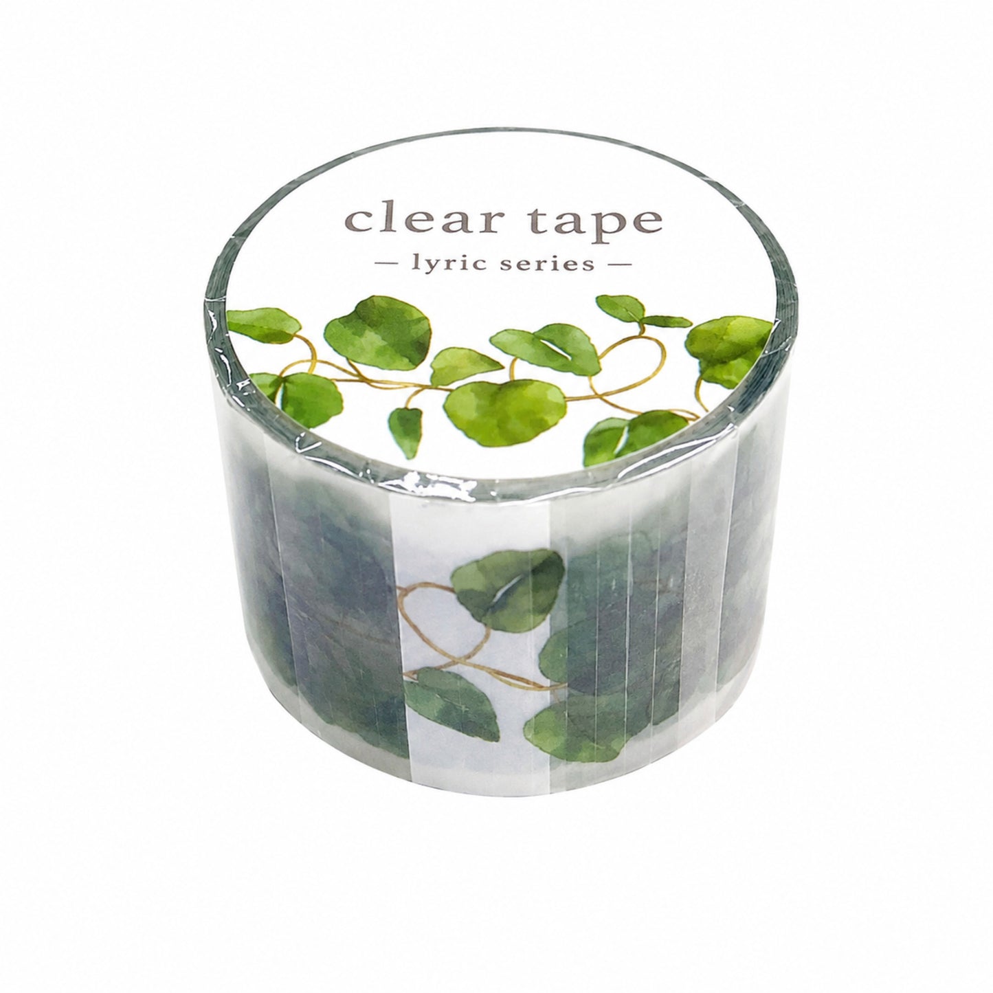 Mind Wave Lyric Series Clear Tape – Green Leaves 30mm