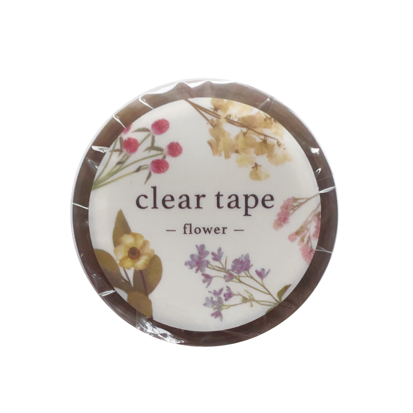Clear Tape - Flower 30mm