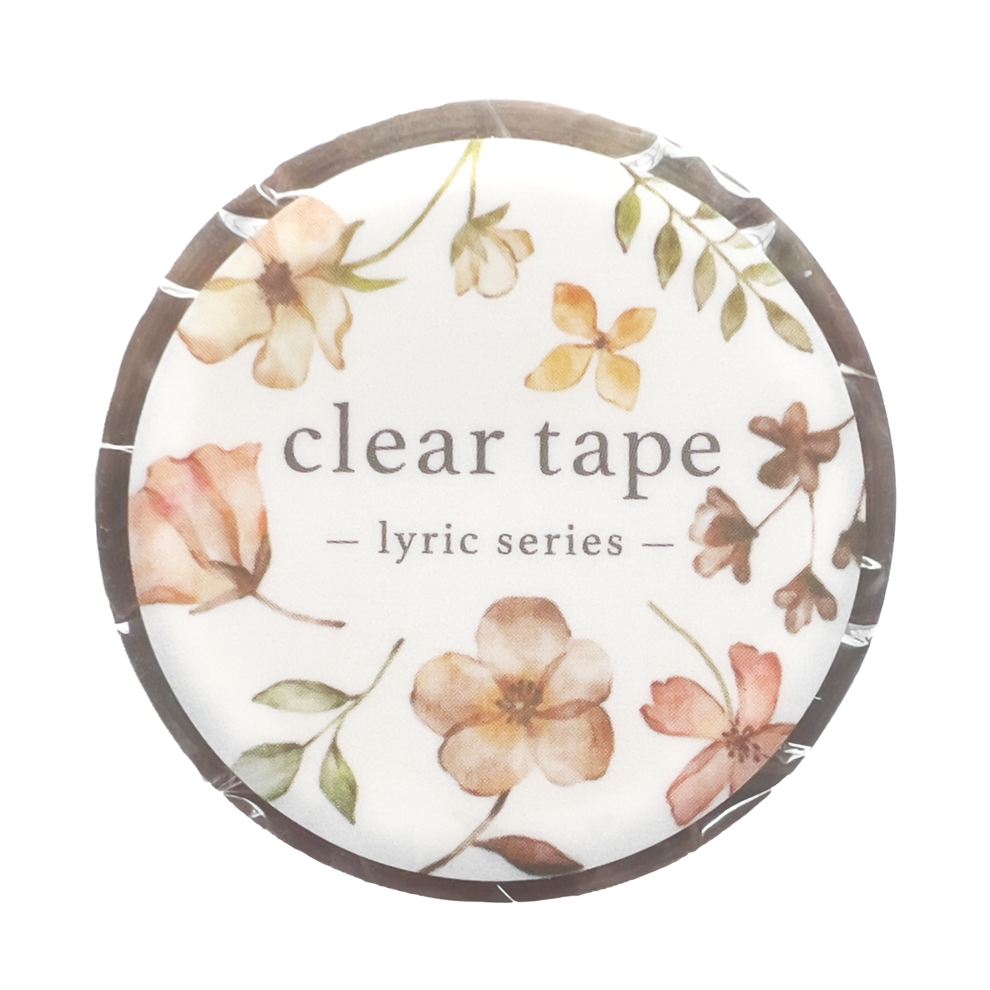 Clear Tape - Lyric Series and Floral Blooms 30mm