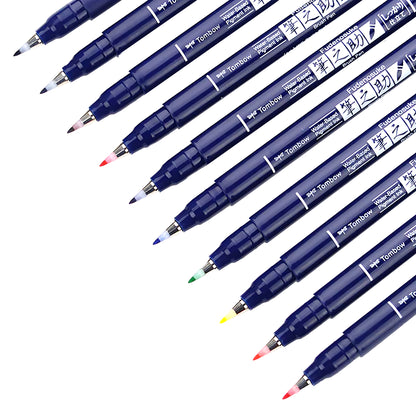 Tombow Fudenosuke Hard Tip Brush Pen - Individual