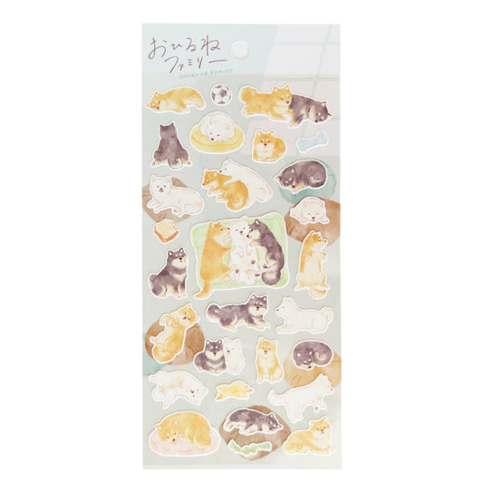 Mind Wave Stickers Ohirune Family - Dogs