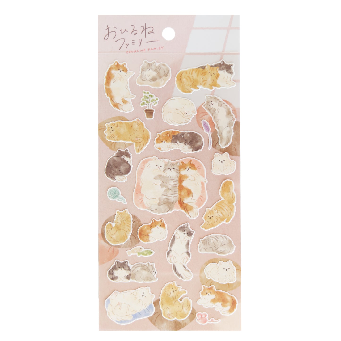 Mind Wave Stickers Ohirune Family - Cats