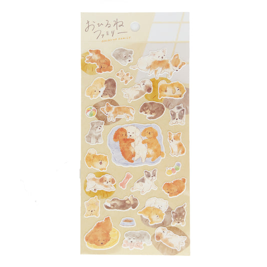 Mind Wave Stickers Ohirune Family - Cute Dogs