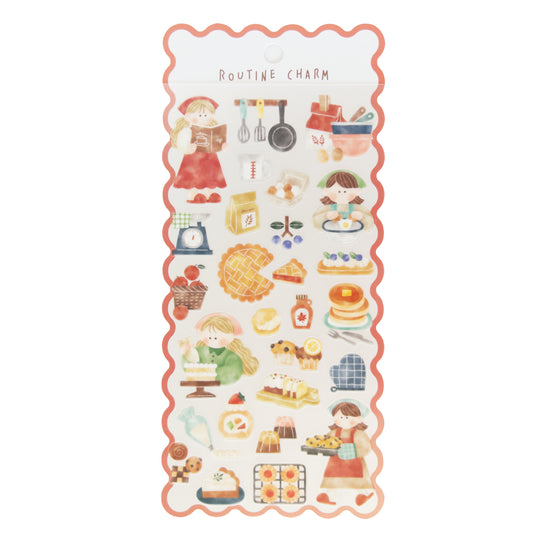 Mind Wave Routine Charm Stickers - Baking