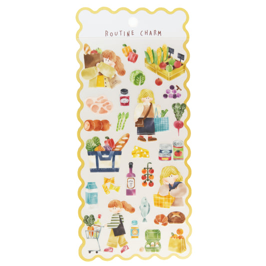 Mind Wave Routine Charm Stickers - Supermarket