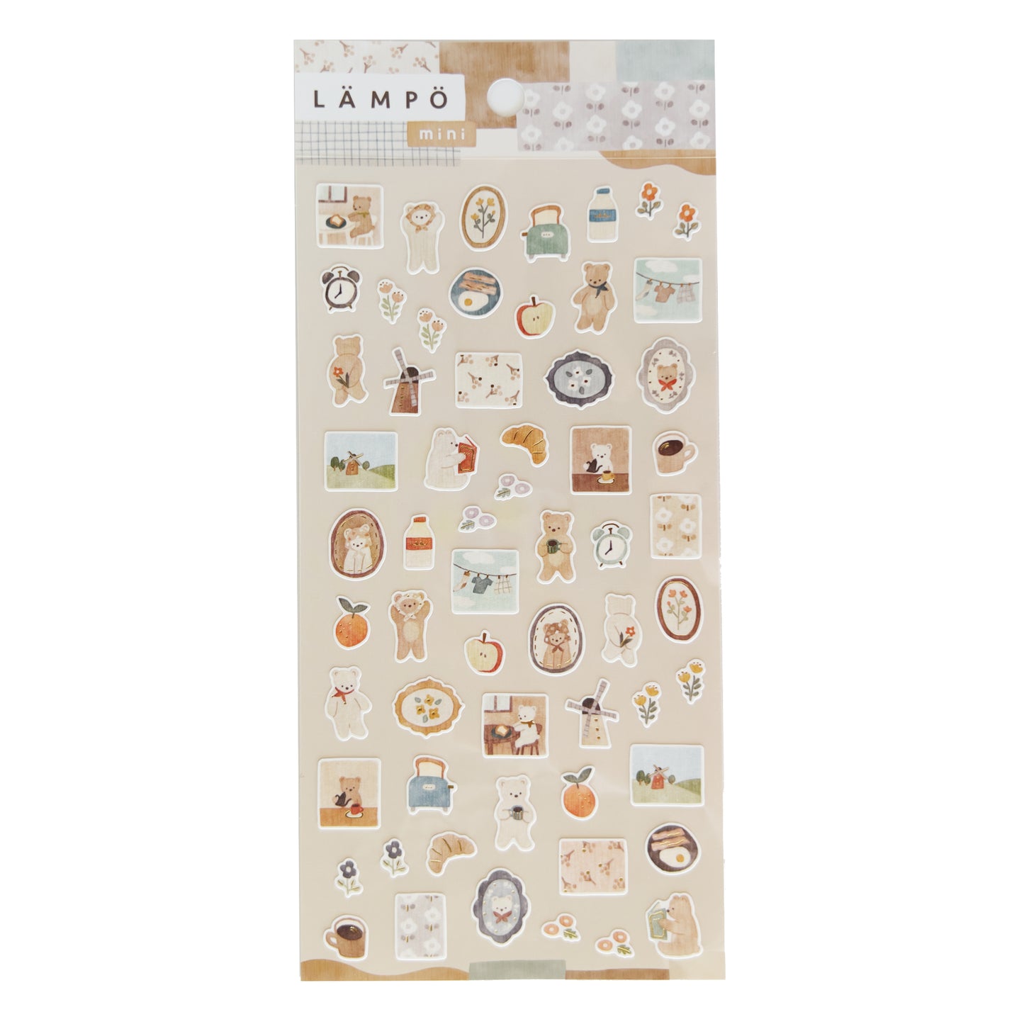 LÅMPÖ Mini Sticker Sheet - Mornings with a Bear