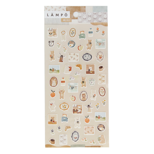 LÅMPÖ Mini Sticker Sheet - Mornings with a Bear