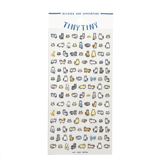 Relaxed and Comforting Tiny Tiny Stickers - Cats