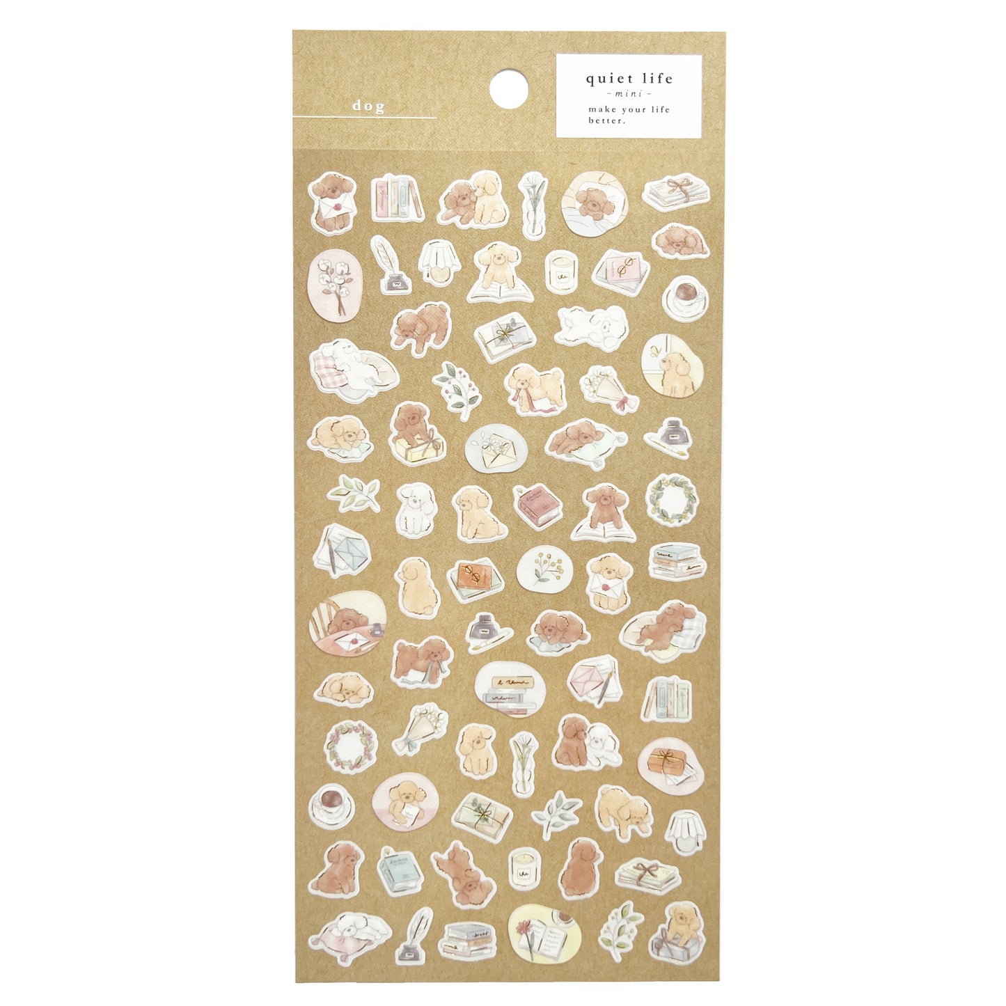 Quiet Life Mini Stickers - Puppy