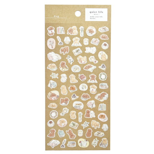 Quiet Life Mini Stickers - Puppy