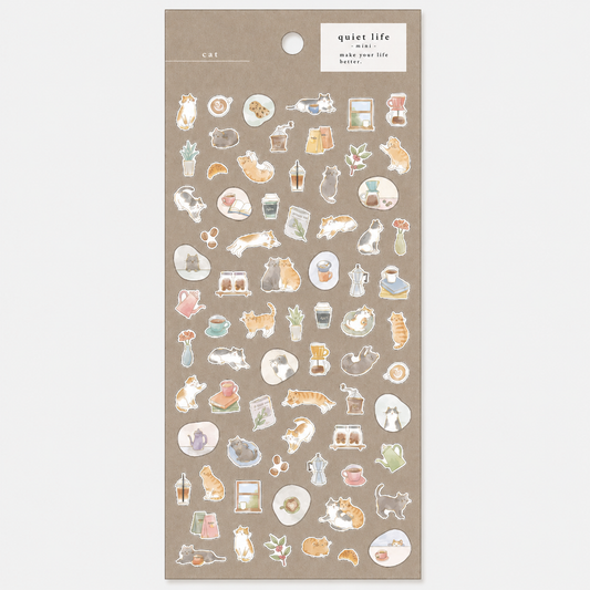 Quiet Life Mini Stickers - Cats