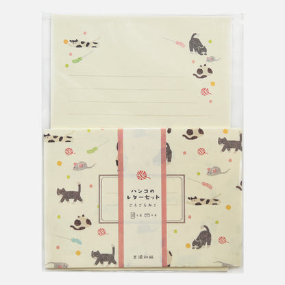 Furukawashiko Letter Set with Cats and Mice