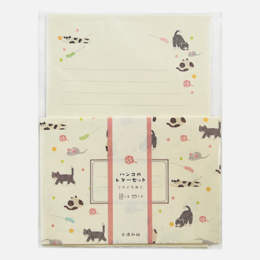 Furukawashiko Letter Set with Cats and Mice