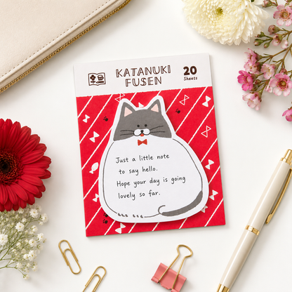 Furukawashiko Die Cut Cat Sticky Notes