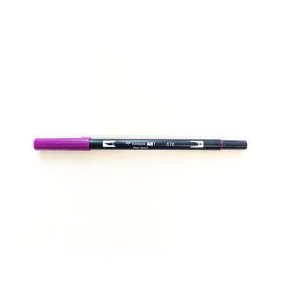 Tombow ABT Dual Brush Pen - Purple Colour Range