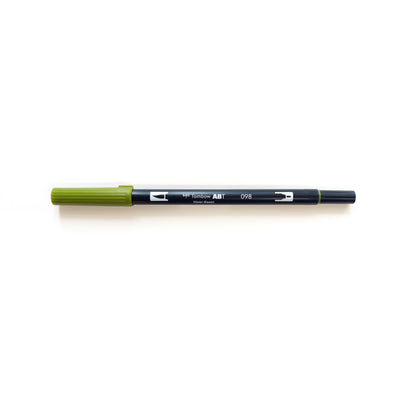 Tombow ABT Dual Brush Pen - Green Colour Range