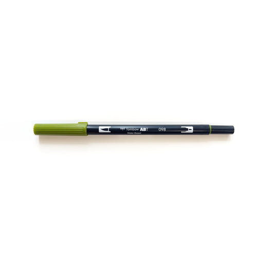 Tombow ABT Dual Brush Pen - Green Colour Range
