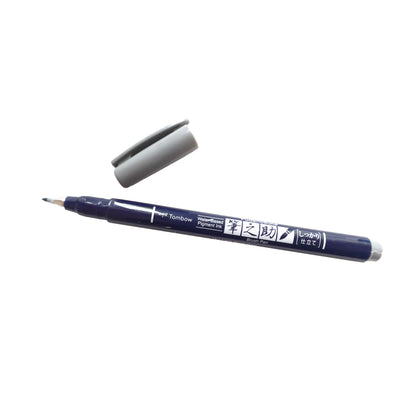 Tombow Fudenosuke Hard Tip Brush Pen - Individual