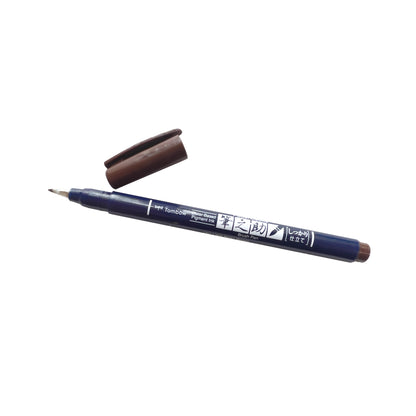 Tombow Fudenosuke Hard Tip Brush Pen - Individual