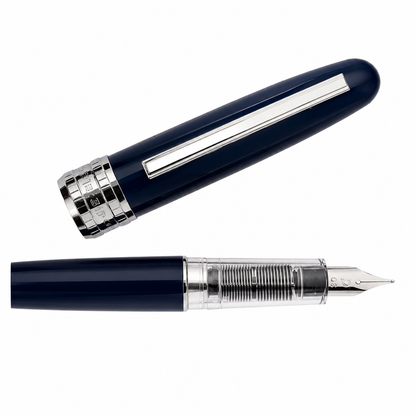 Platinum Brand Plaisir Blue Fountain Pen - Blue Ink 0.5mm