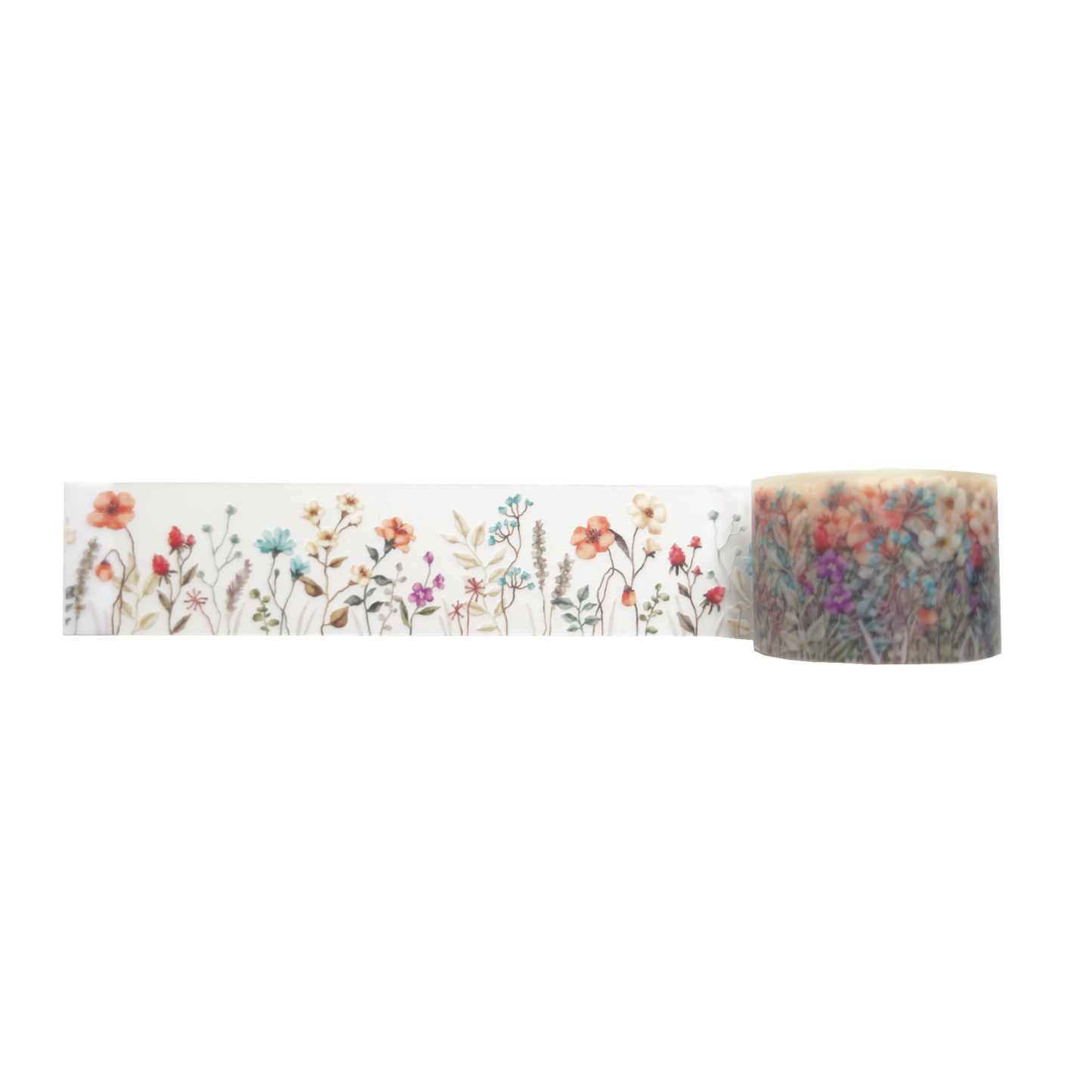 Mind Wave Lyric Series Clear Washi Tape - Flowers 30mm