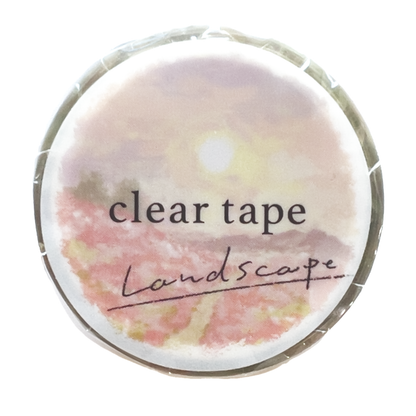 Mind Wave Lyric Series Clear Tape – Landscapes and Clouds 30mm