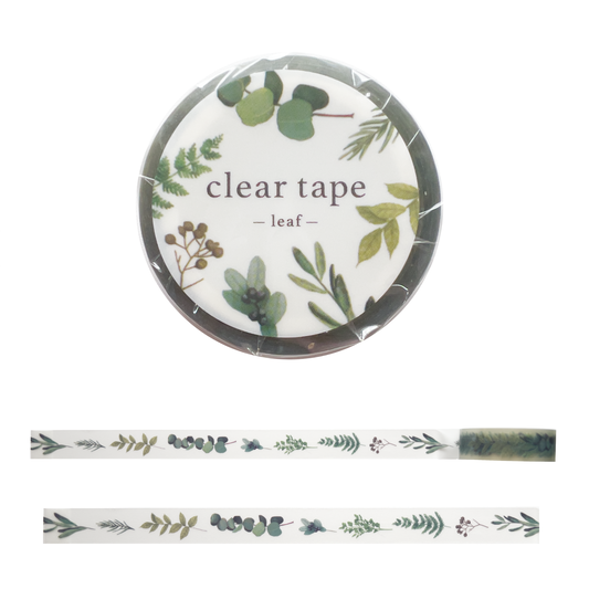 Clear Tape - Leaf 15mm