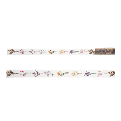 Clear Tape - Flower 30mm