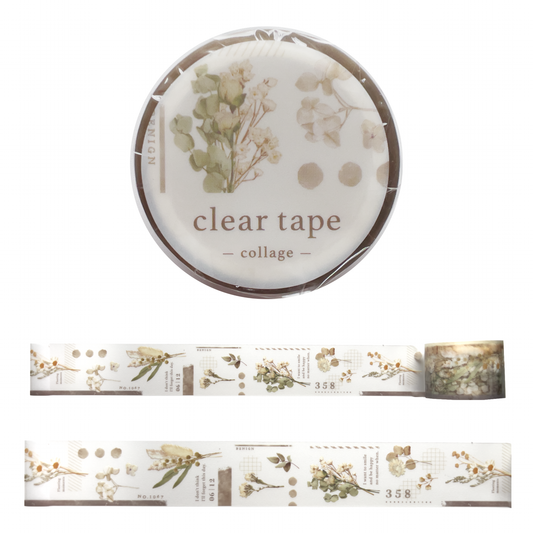 Clear Tape - Collage 30mm