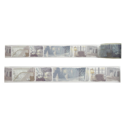 Clear Tape - Landscapes and Cosy Bedroom 30mm