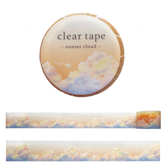 Clear Tape - Sunset Cloud 30mm