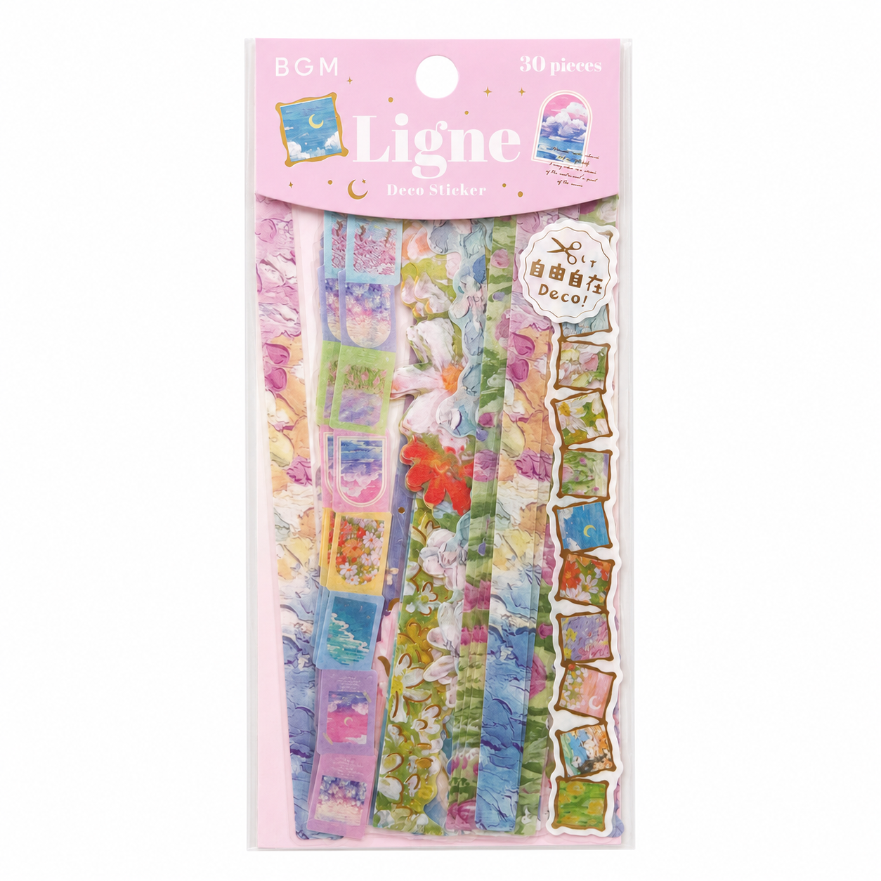BGM Ligne Deco Sticker Oil Paintings