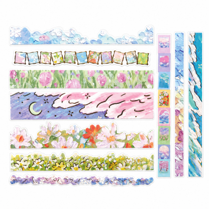BGM Ligne Deco Sticker Oil Paintings