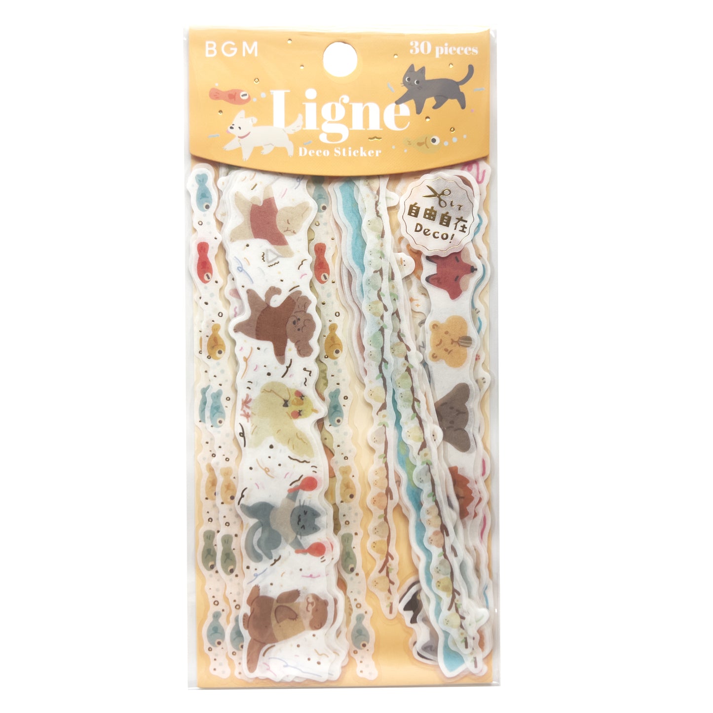 BGM Ligne Deco Sticker Animal Friends
