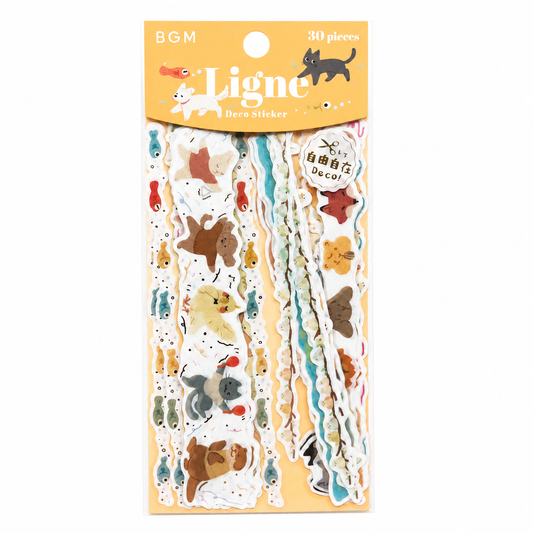 BGM Ligne Deco Sticker Animal Friends