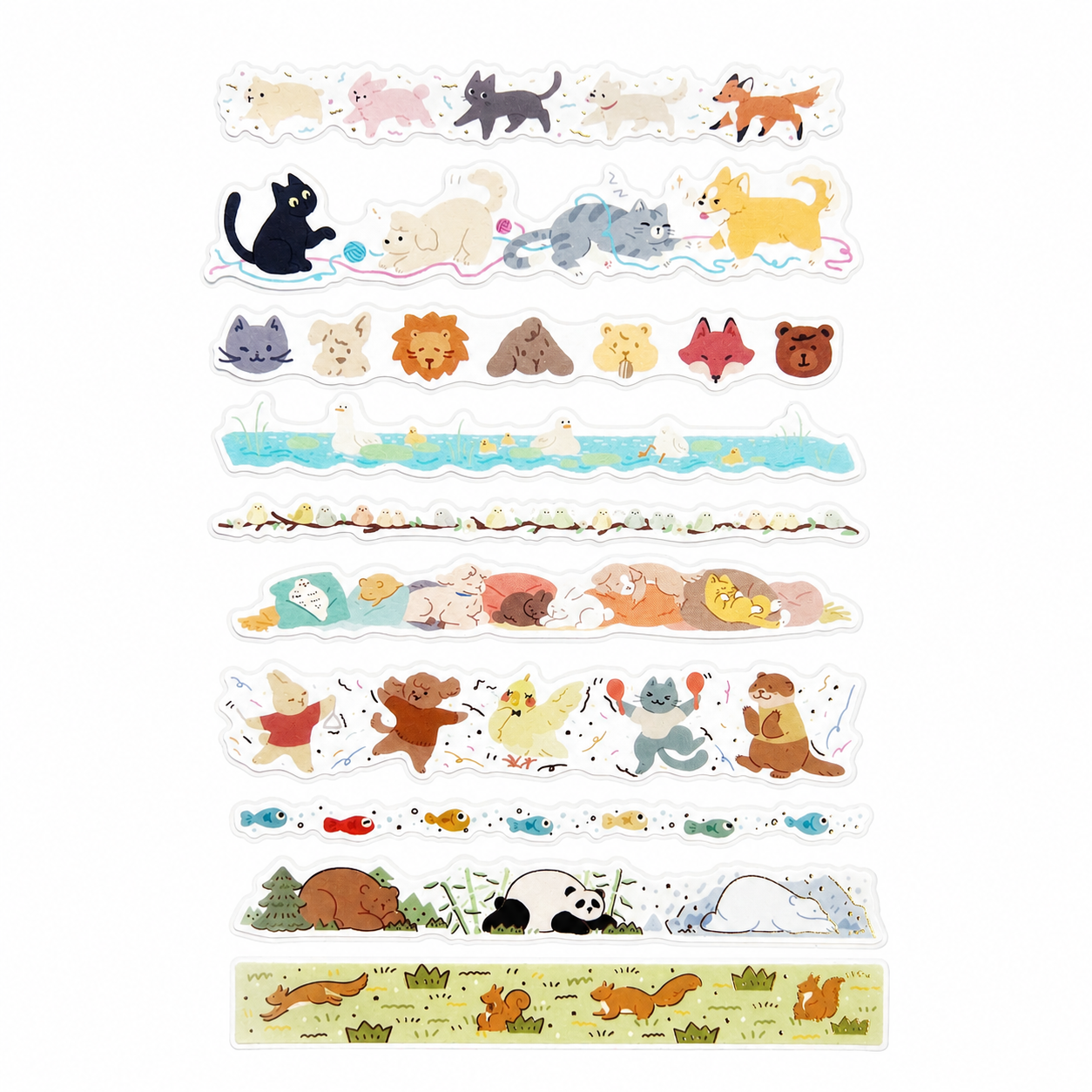BGM Ligne Deco Sticker Animal Friends